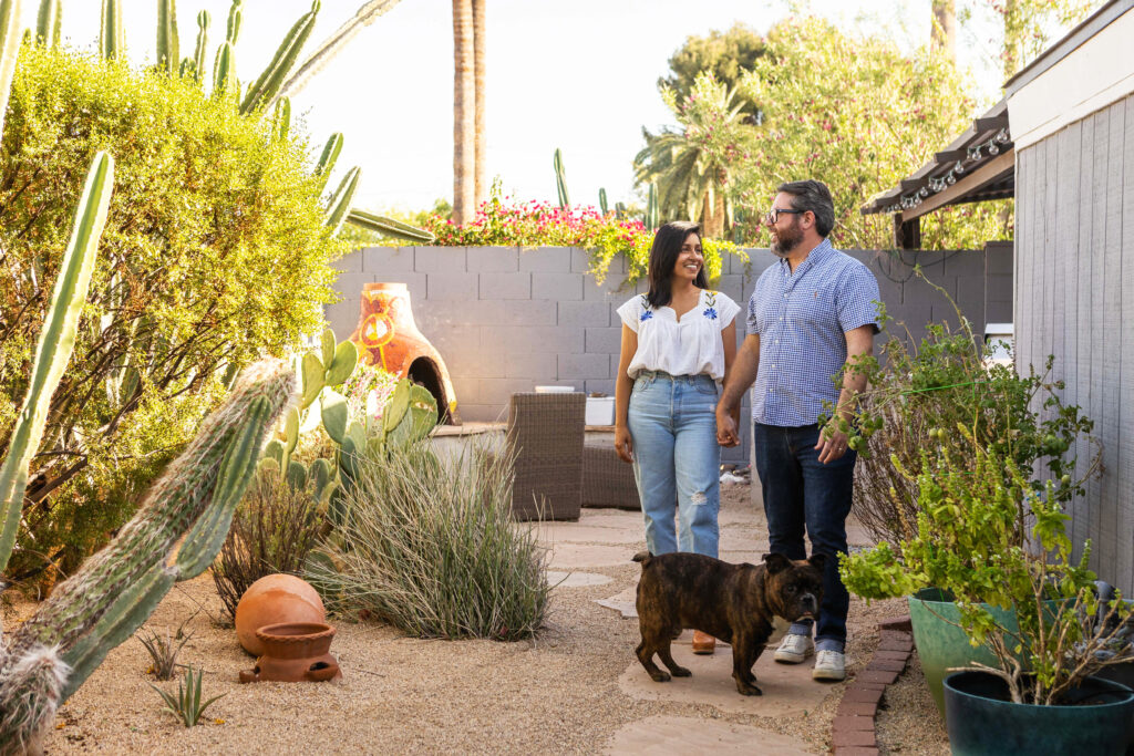 sumanta and dan at their harver home