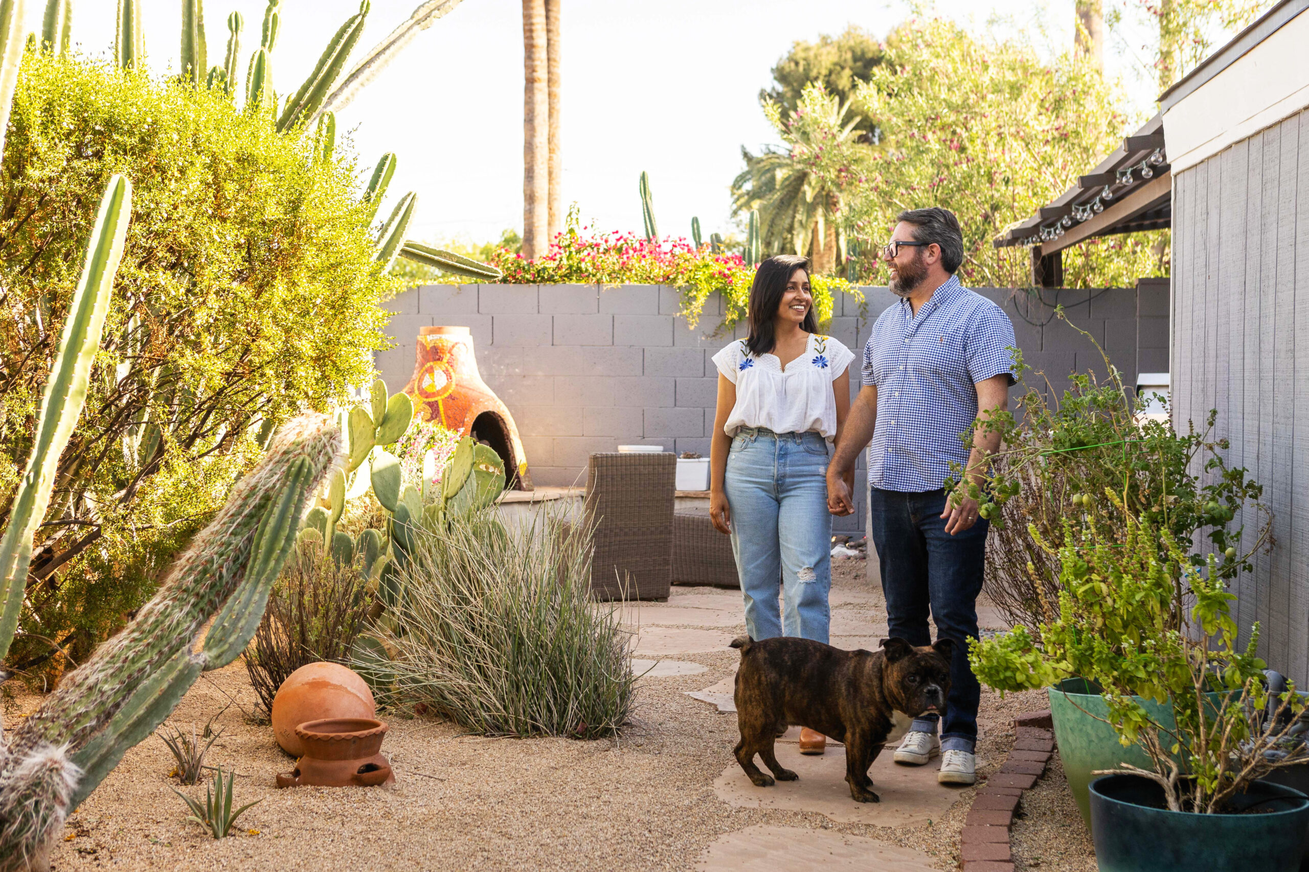 sumanta and dan at their harver home